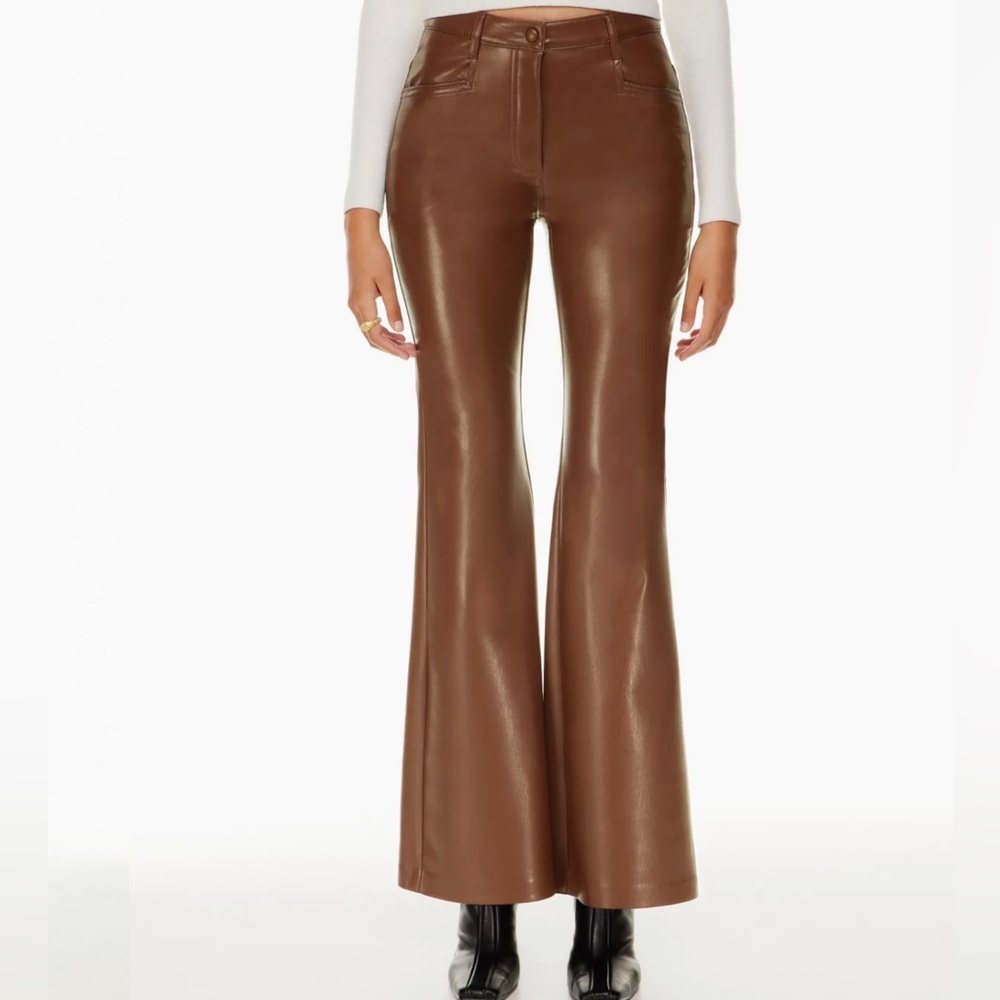 Aritzia Beatrix Pants in Vegan Leather